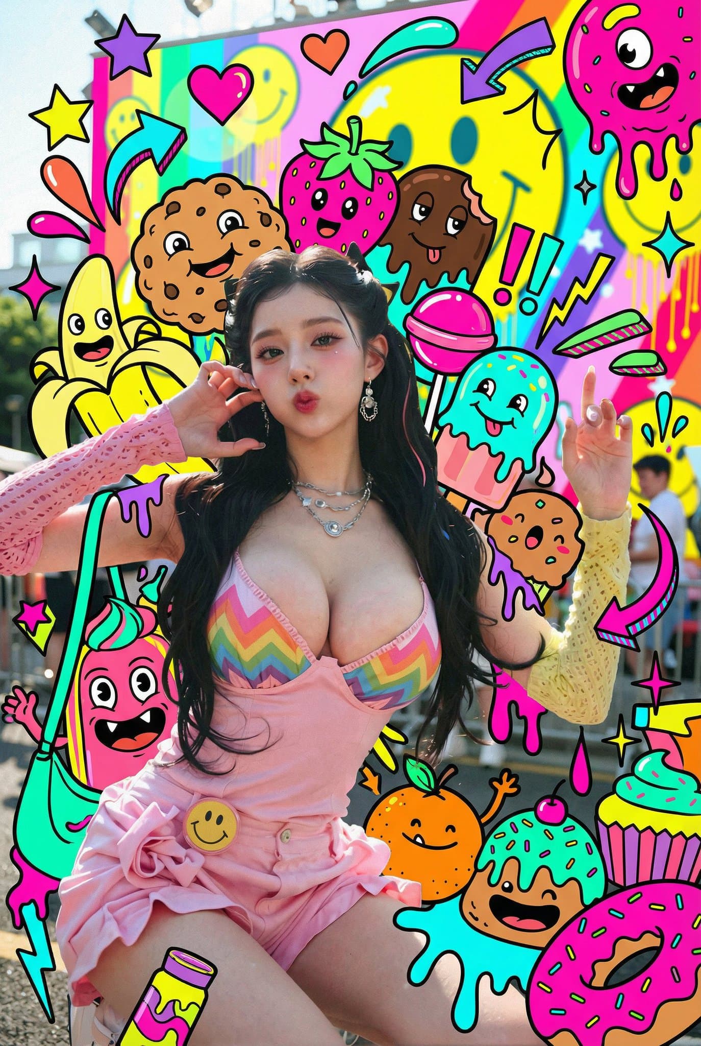 Paleta de cores dopamina