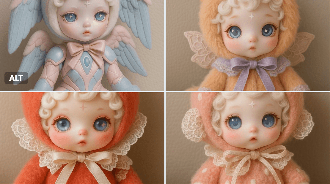 Cute designer dolls