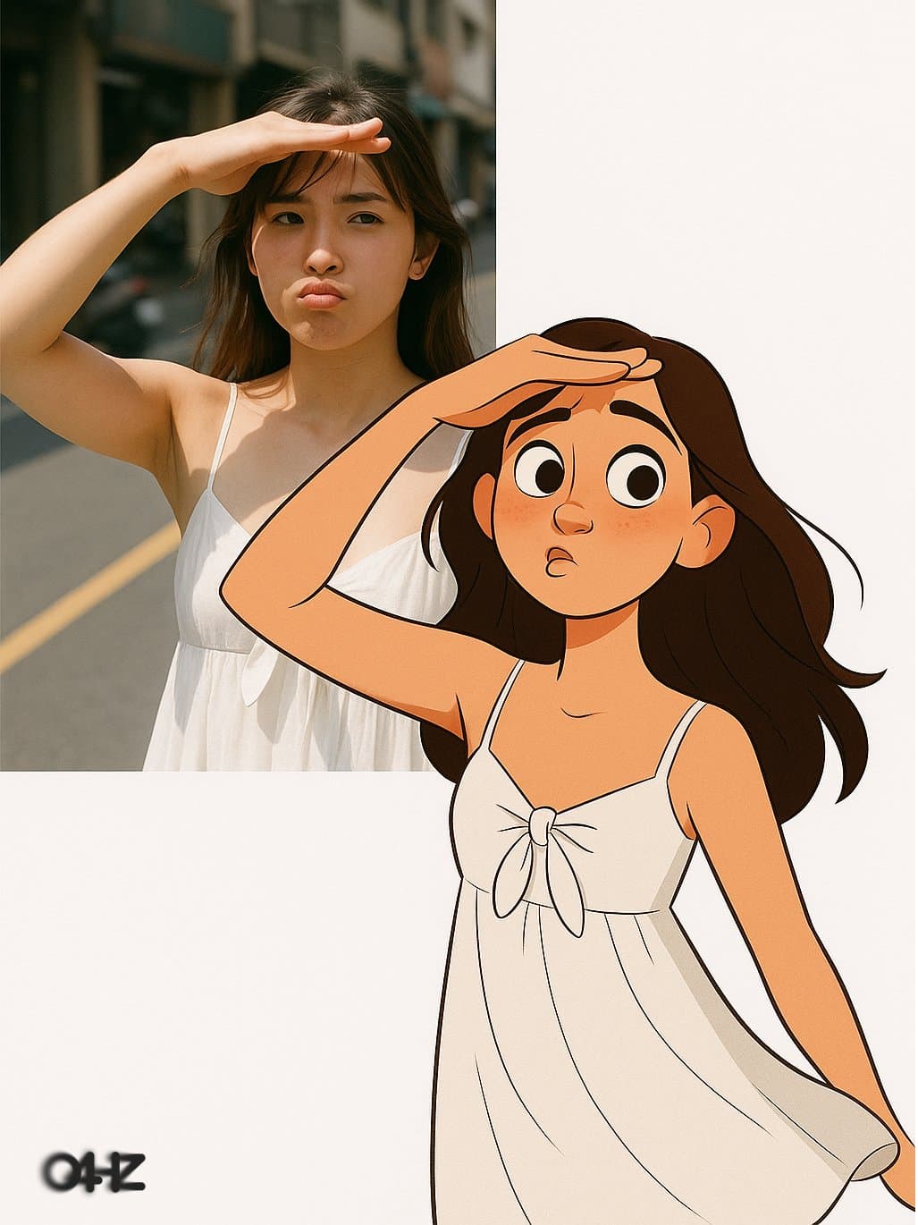 Real Person vs. Stylized - Direct Output