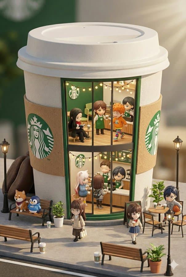 Q版 Starbucks Mini Boutique Concept